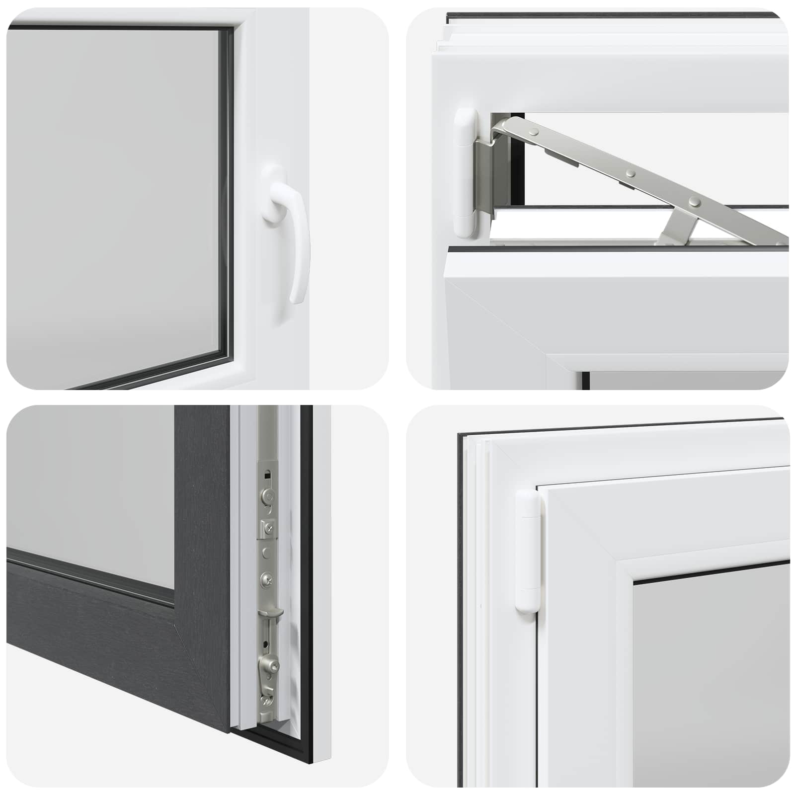Finestra per Soffitta RISOR 110 x 70 cm PVC Antracite