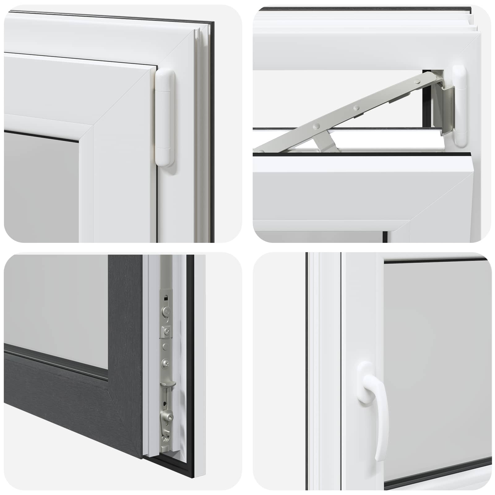 Finestra per Soffitta RISOR 120 x 60 cm PVC Antracite