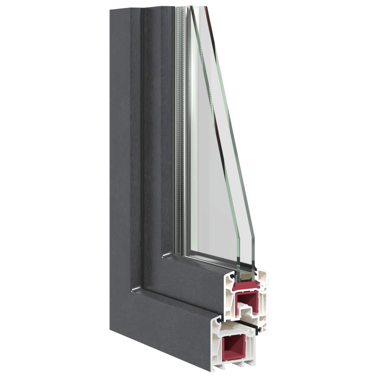 Finestra per Soffitta RISOR 120 x 60 cm PVC Antracite