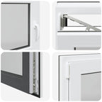Finestra per Soffitta RISOR 120 x 60 cm PVC e Vetro Antracite