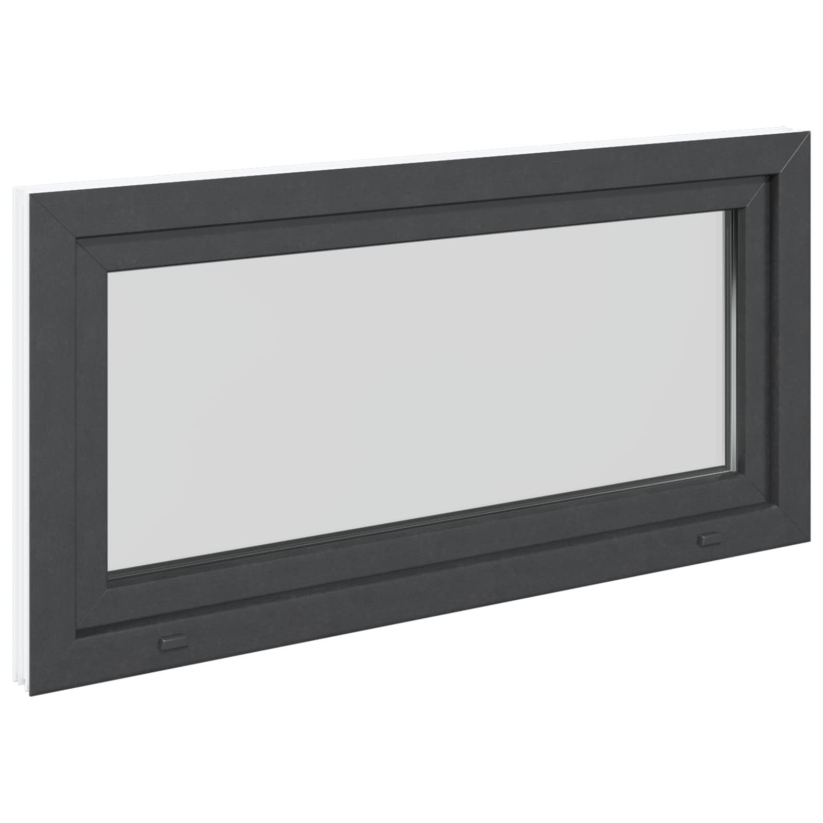 Finestra per Soffitta RISOR 120 x 60 cm PVC e Vetro Antracite