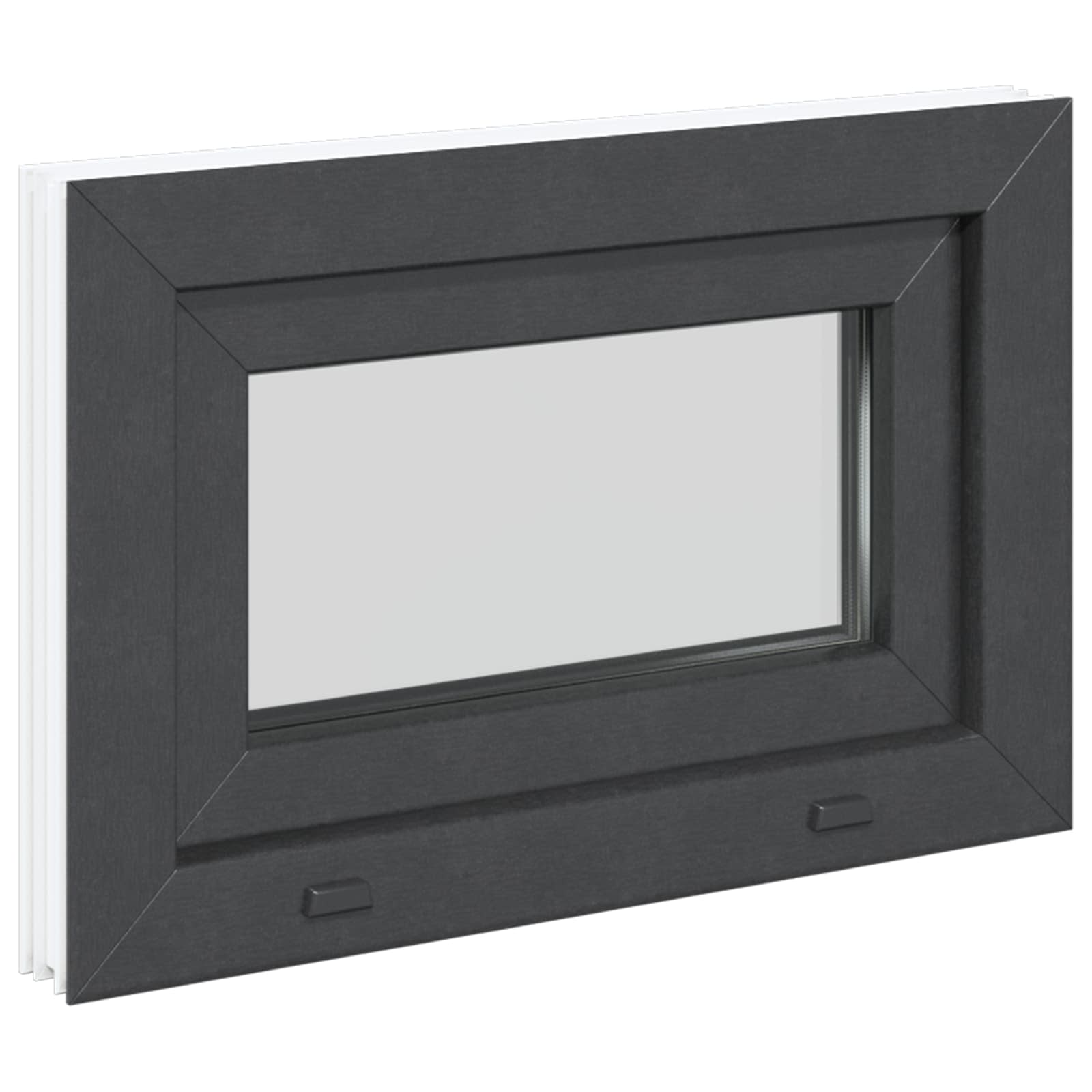 Finestra per Soffitta RISOR 60 x 40 cm PVC e Vetro Antracite