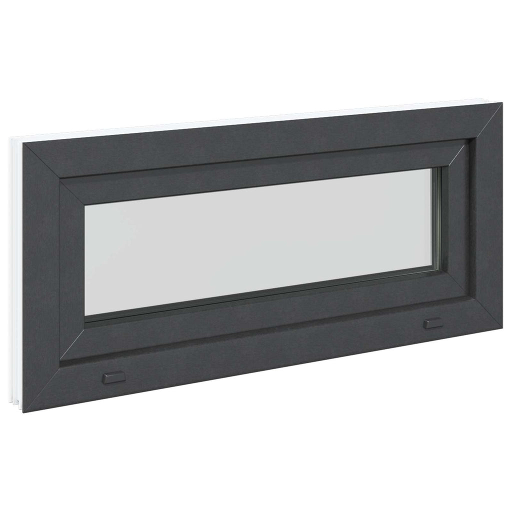 Finestra per Soffitta RISOR 90 x 40 cm PVC e Vetro Antracite