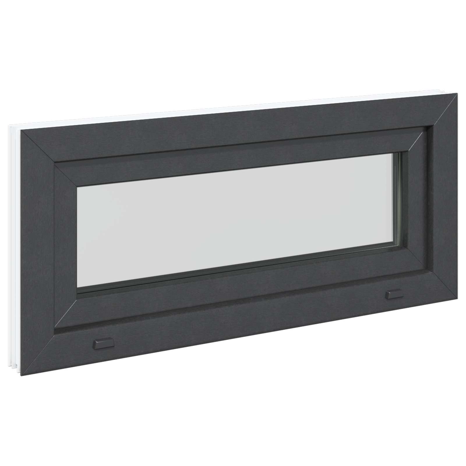 Finestra per Soffitta RISOR 90 x 40 cm PVC e Vetro Antracite