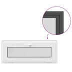 Finestra per Soffitta RISOR 100 x 40 cm PVC e Vetro Antracite