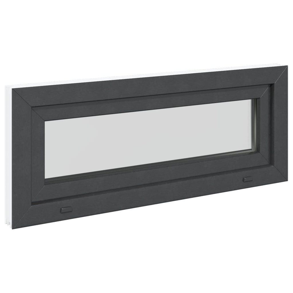 Finestra per Soffitta RISOR 100 x 40 cm PVC e Vetro Antracite