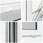 Finestra per Soffitta RISOR 110 x 40 cm PVC e Vetro Antracite