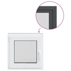 Finestra per Soffitta RISOR 60 x 60 cm PVC e Vetro Antracite