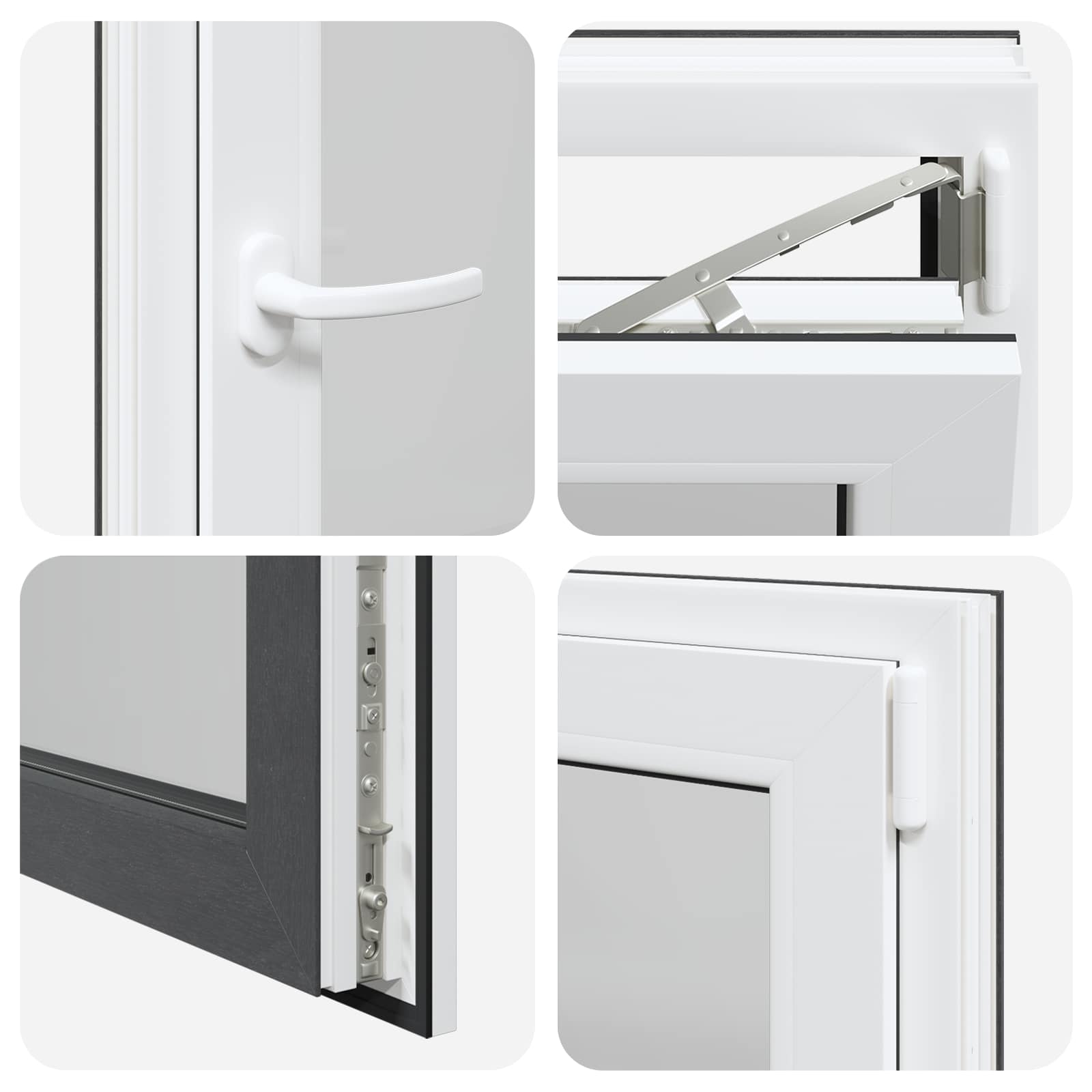 Finestra per Soffitta RISOR 60 x 90 cm PVC Antracite