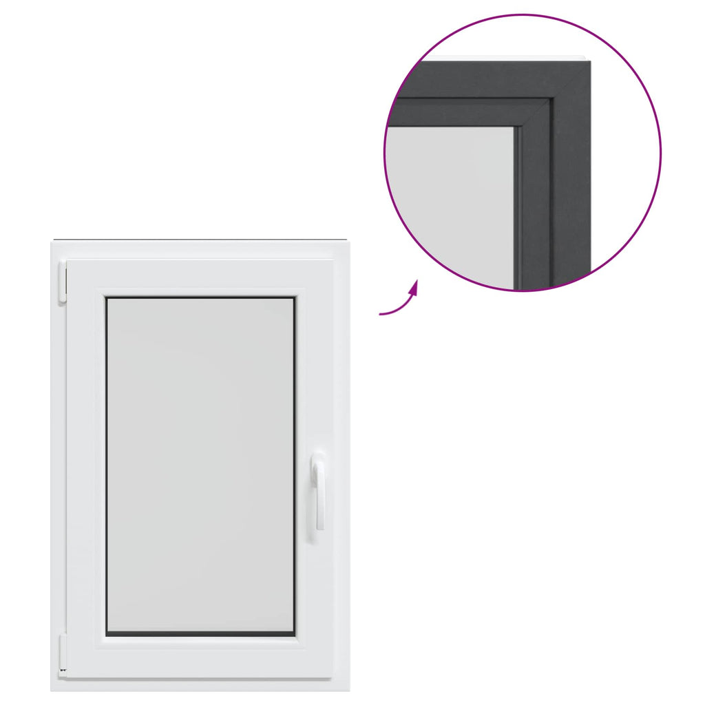 Finestra per Soffitta RISOR 60 x 100 cm PVC Antracite