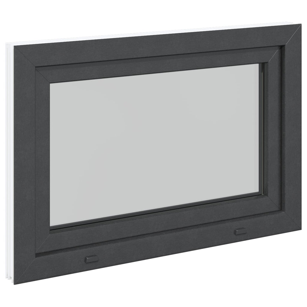 Finestra per Soffitta RISOR 80 x 70 cm PVC e Vetro Antracite