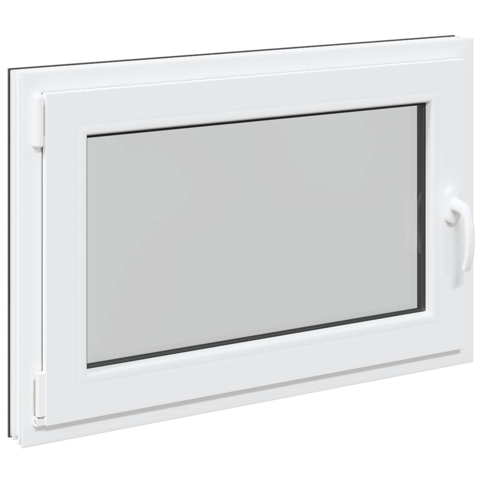 Finestra per Soffitta RISOR 90 x 50 cm PVC e Vetro Antracite