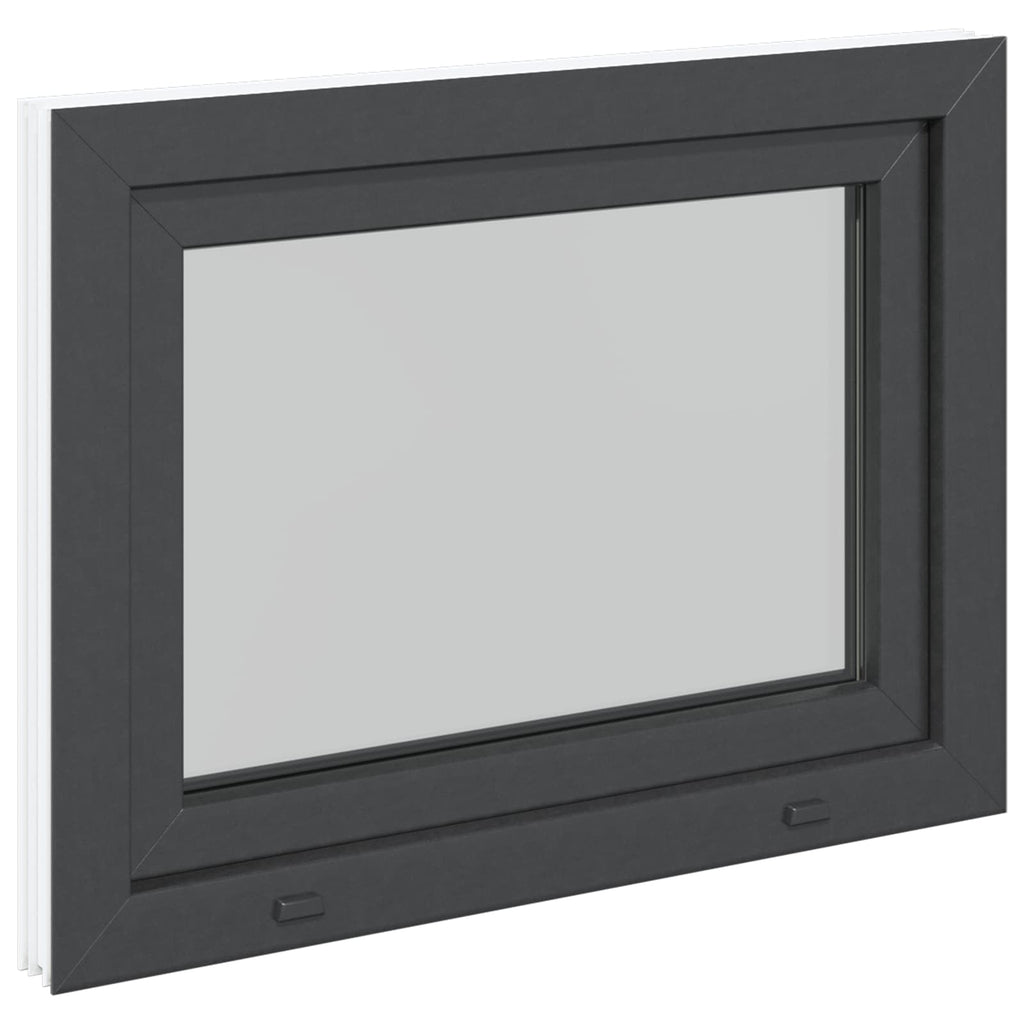 Finestra per Soffitta RISOR 90 x 60 cm PVC e Vetro Antracite