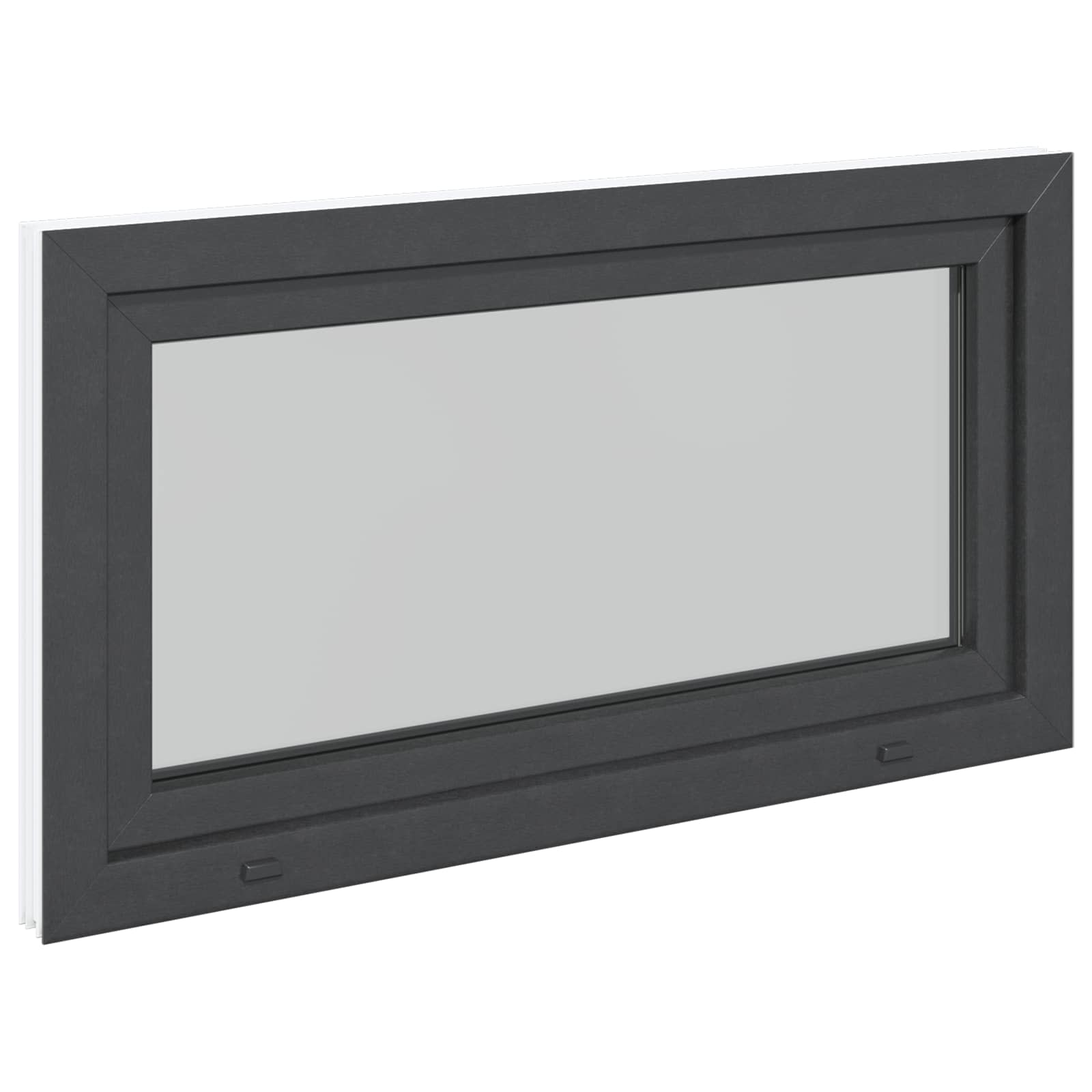 Finestra per Soffitta RISOR 110 x 50 cm PVC Vetro Antracite
