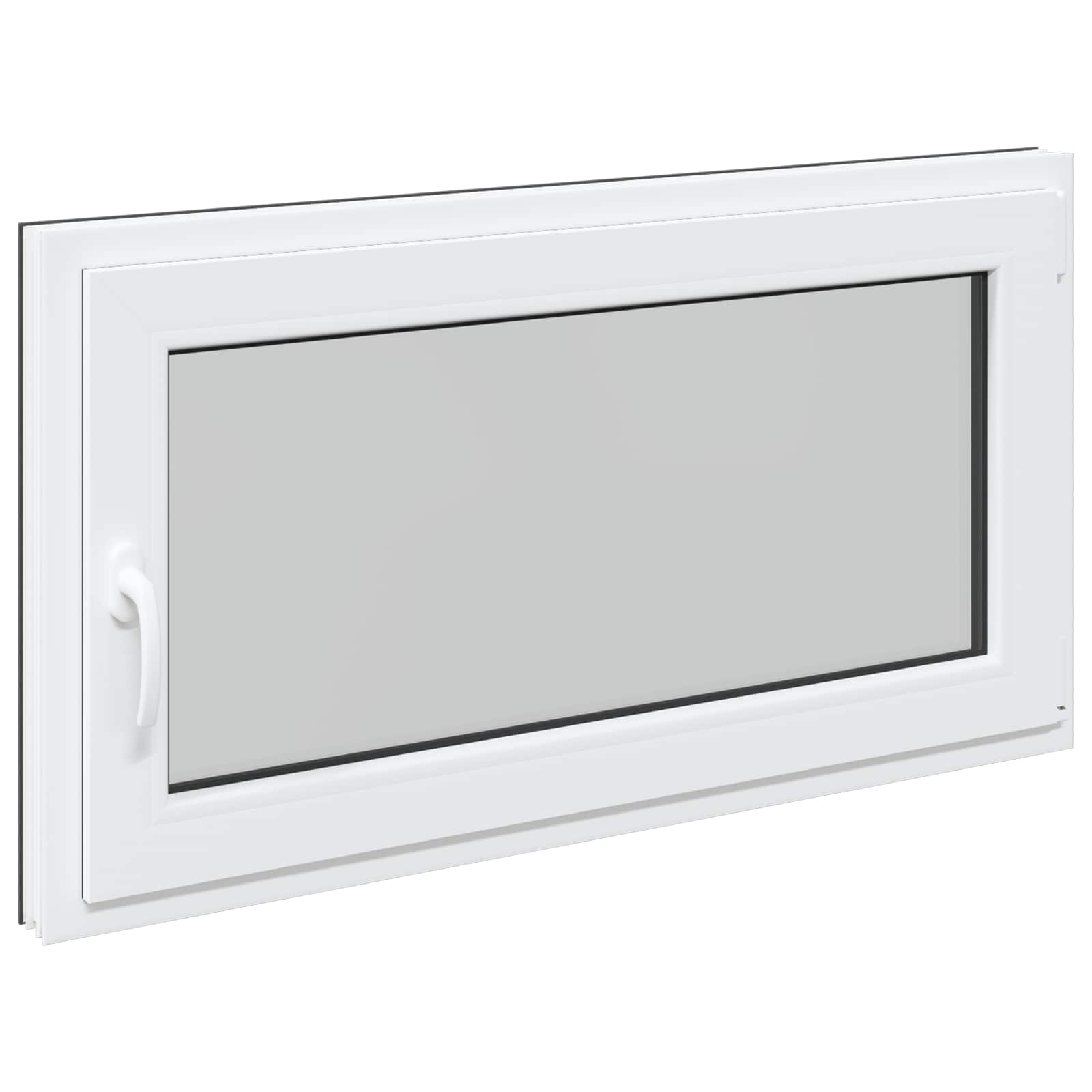 Finestra per Soffitta RISOR 120 x 60 cm PVC e Vetro Antracite