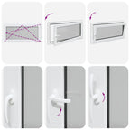 Finestra per Soffitta RISOR 120 x 60 cm PVC e Vetro Antracite