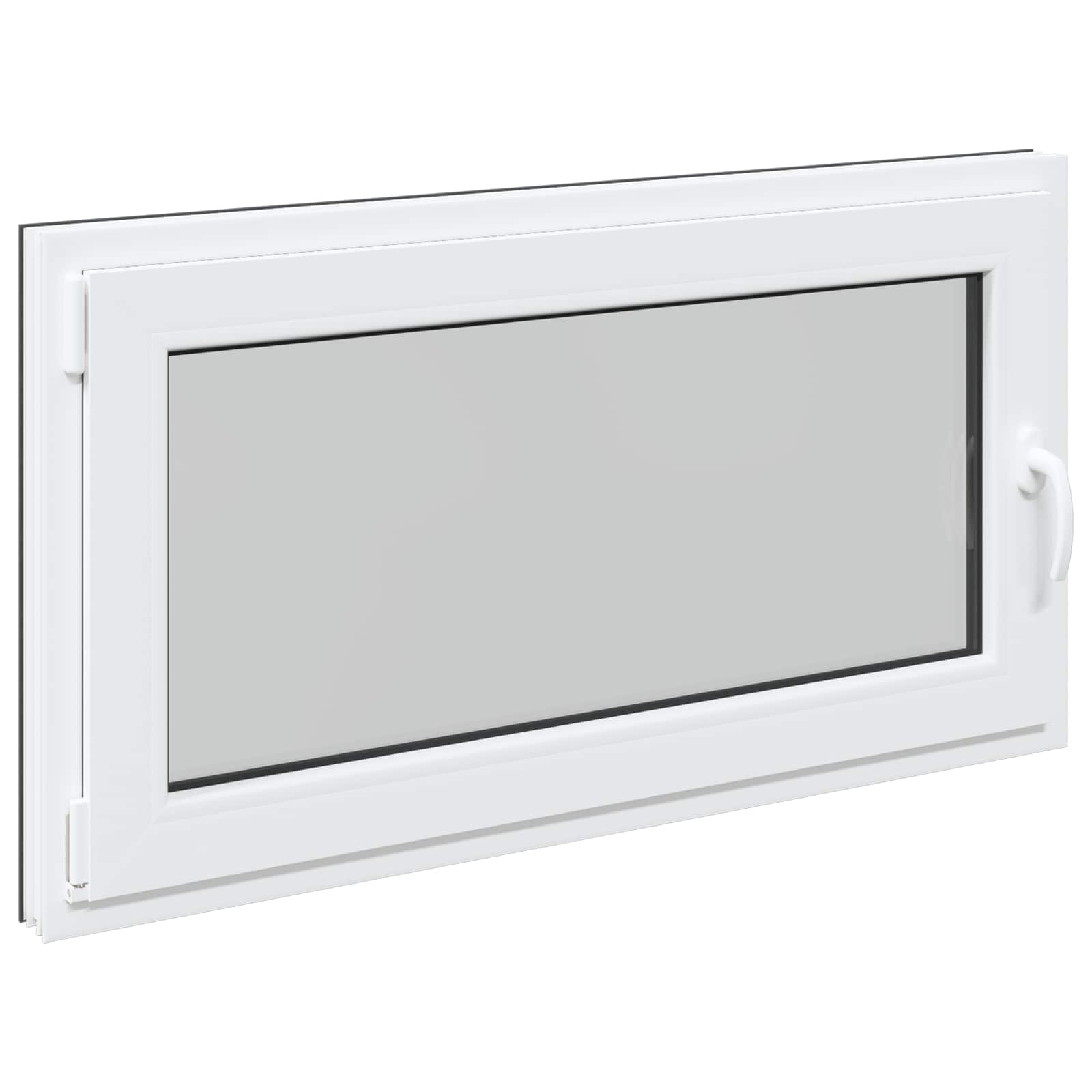 Finestra per Soffitta RISOR 120 x 60 cm PVC e Vetro Antracite