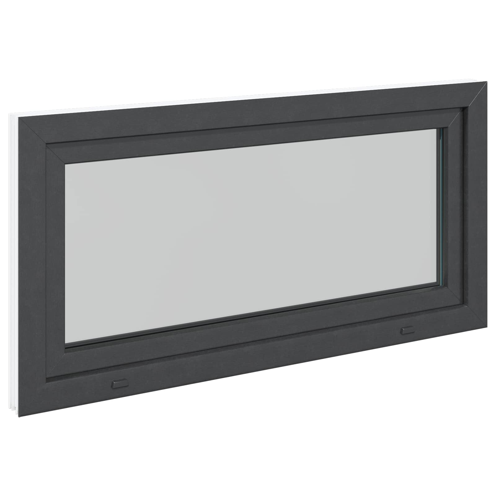 Finestra per Soffitta RISOR 120 x 60 cm PVC e Vetro Antracite