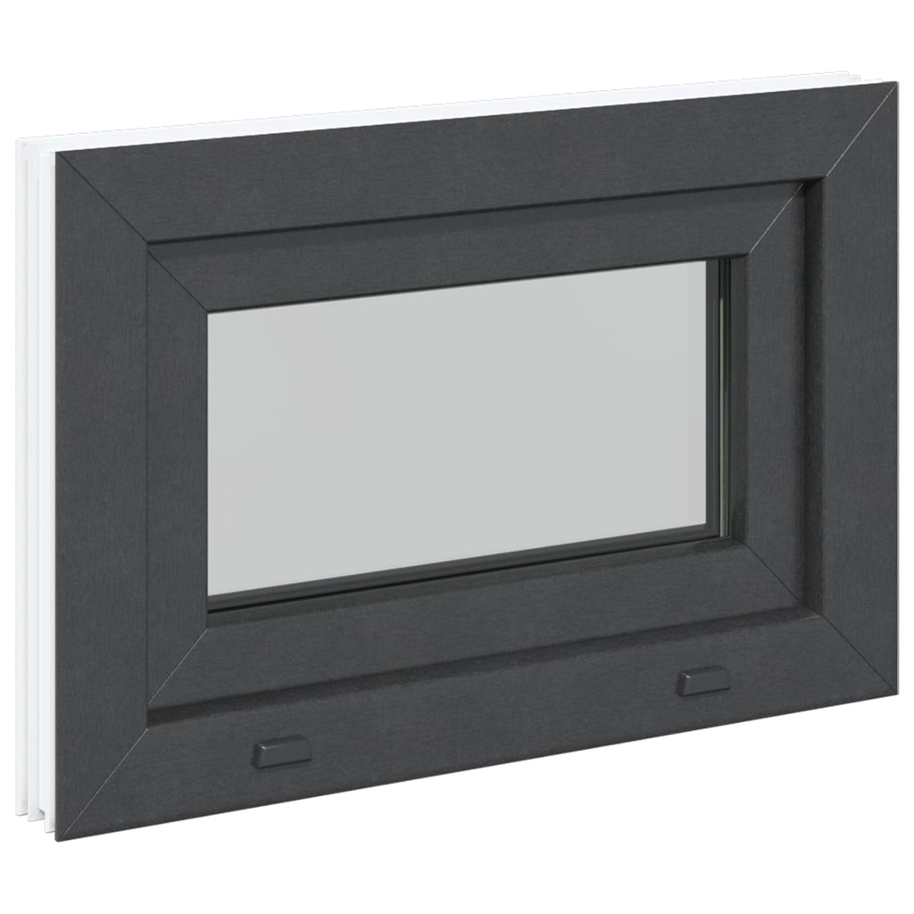 Finestra per Soffitta RISOR 60 x 40 cm PVC Vetro Antracite