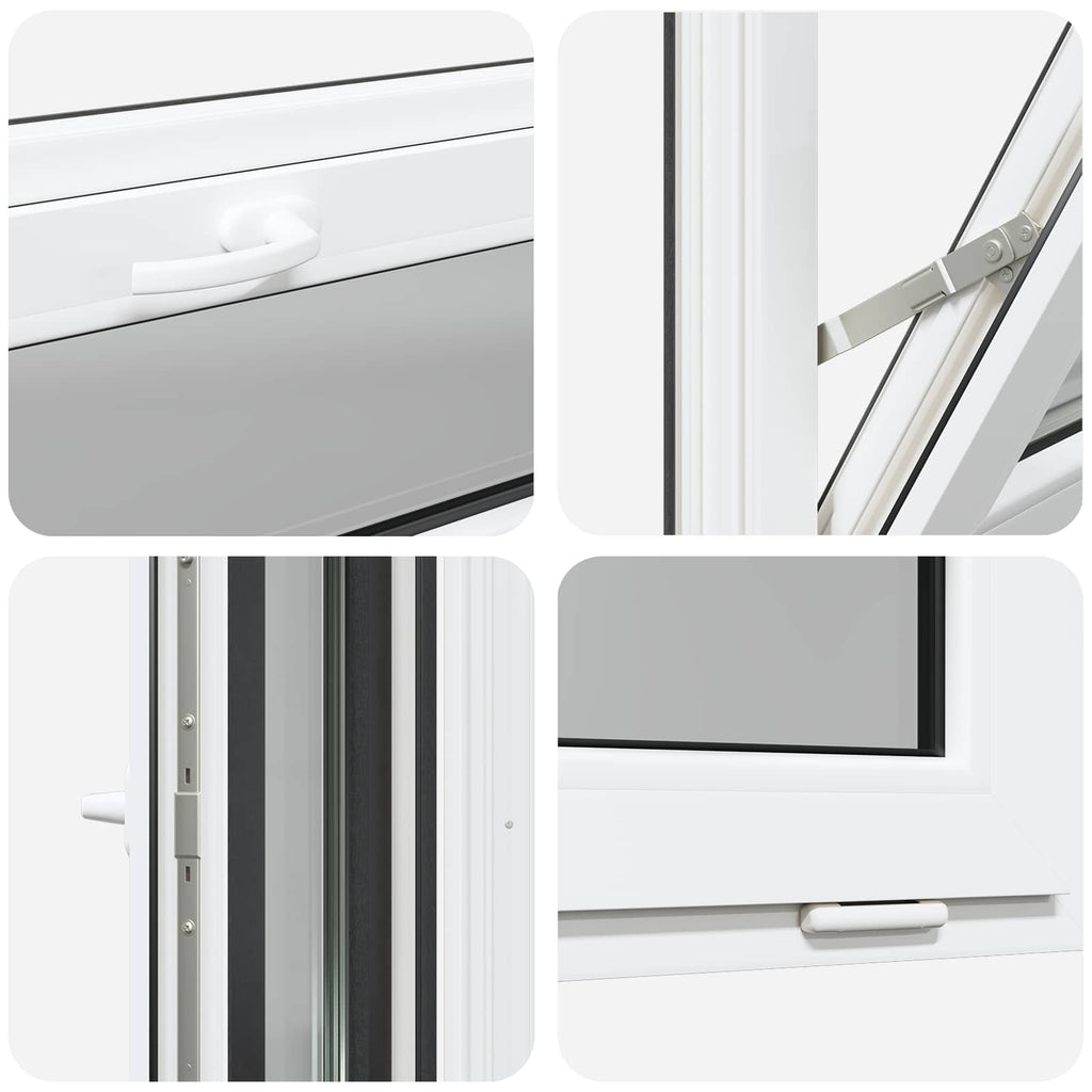 Finestra per Soffitta RISOR 90 x 40 cm PVC e Vetro Antracite