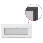 Finestra per Soffitta RISOR 90 x 40 cm PVC e Vetro Antracite