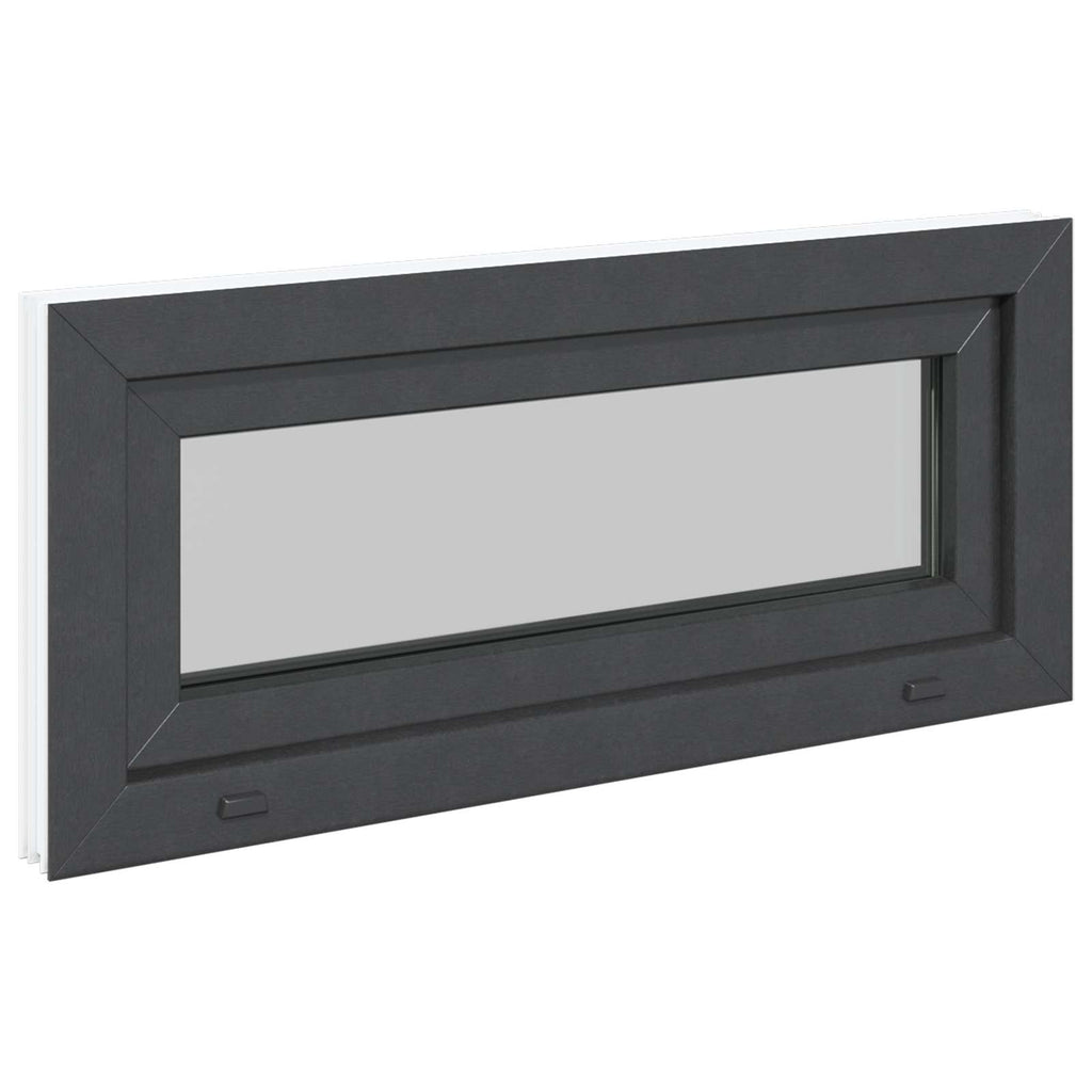 Finestra per Soffitta RISOR 90 x 40 cm PVC e Vetro Antracite
