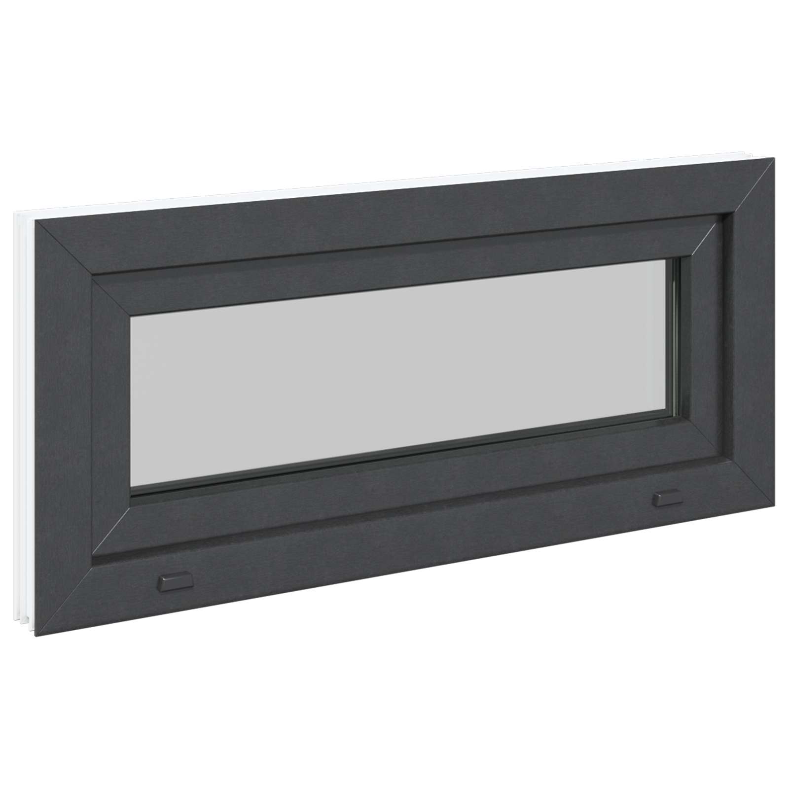 Finestra per Soffitta RISOR 90 x 40 cm PVC e Vetro Antracite