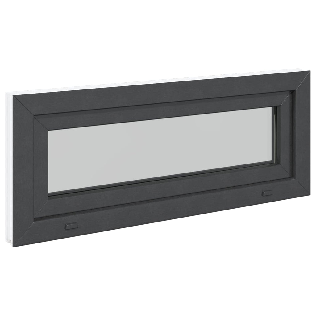 Finestra per Soffitta RISOR 100 x 40 cm PVC e Vetro Antracite