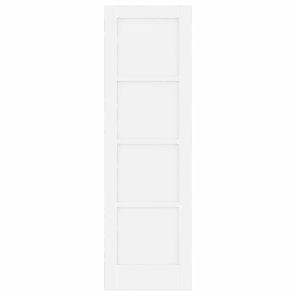 Porta Interna Scorrevole Bianco 61 x 198,5 cm Legno Compensato