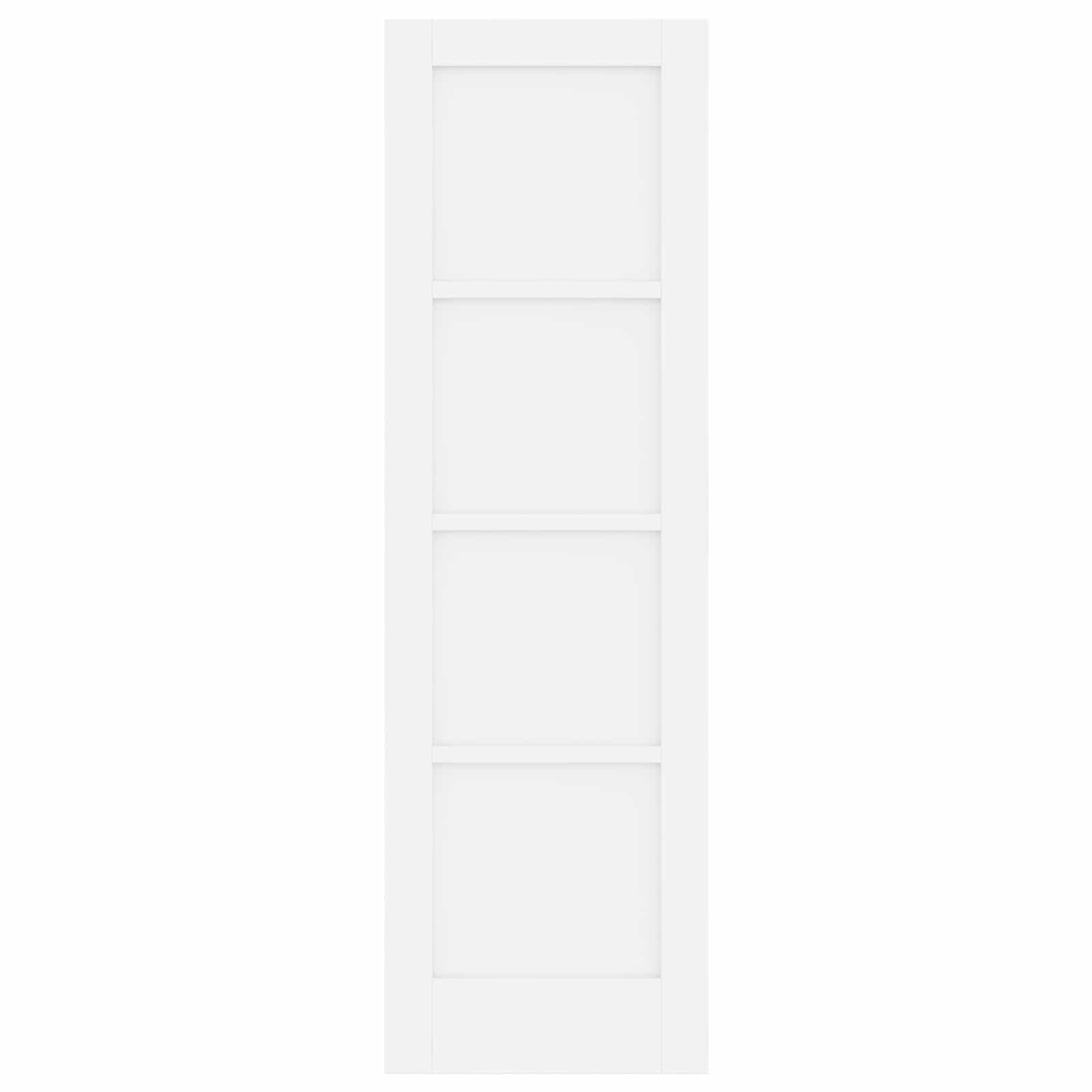 Porta Interna Scorrevole Bianco 61 x 198,5 cm Legno Compensato