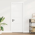 Porta Interna Scorrevole Bianca 73,5 x 198,5 cm Legno Compensato