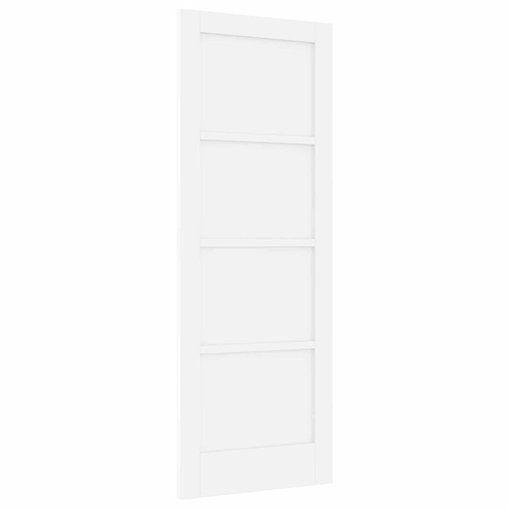 Porta Interna Scorrevole Bianca 73,5 x 198,5 cm Legno Compensato