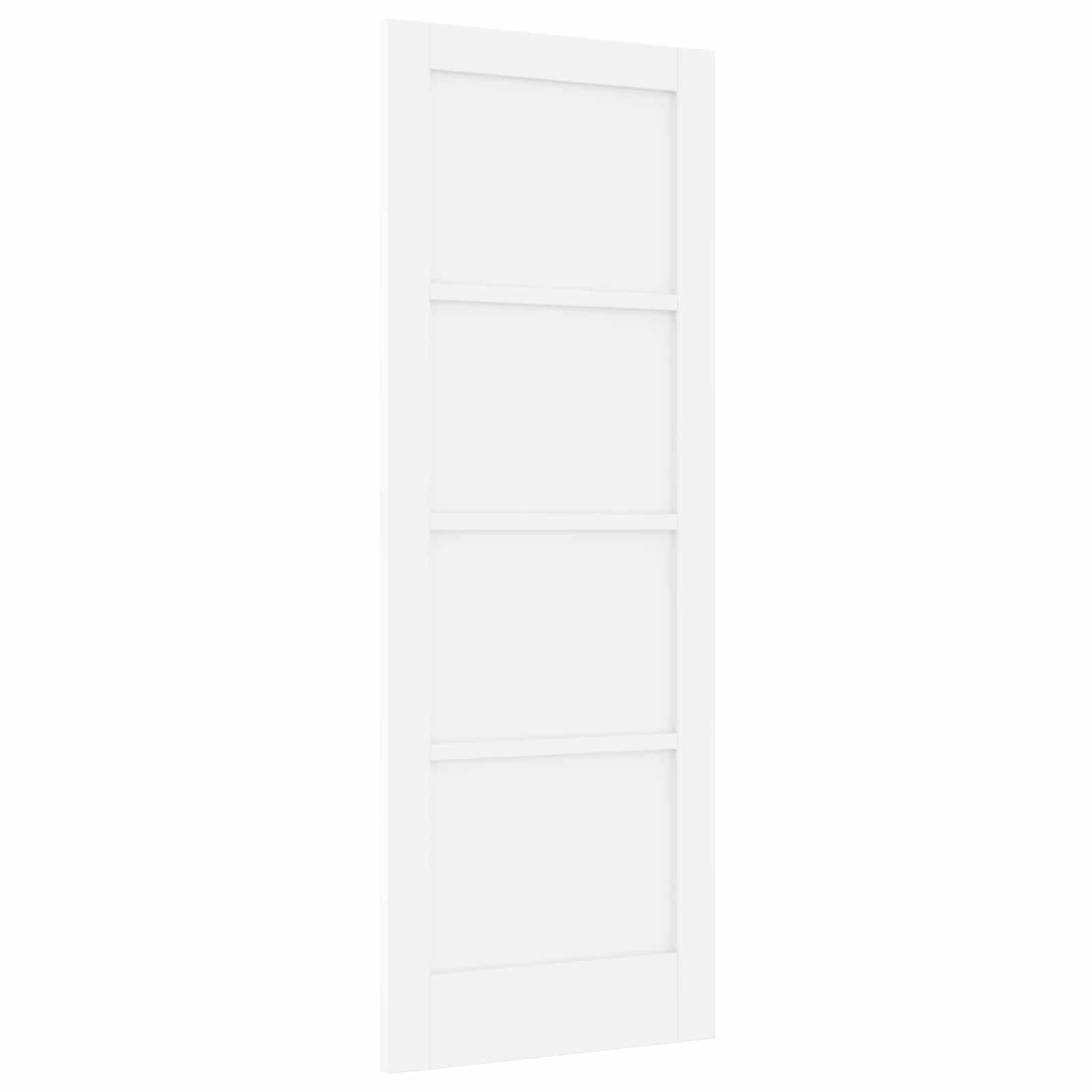 Porta Interna Scorrevole Bianca 73,5 x 198,5 cm Legno Compensato