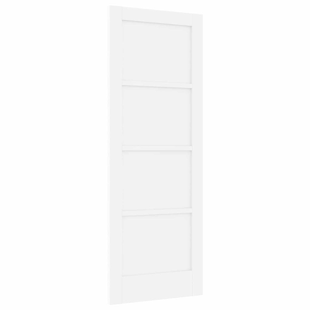 Porta Interna Scorrevole Bianca 73,5 x 198,5 cm Legno Compensato
