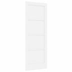 Porta Interna Scorrevole Bianca 73,5 x 198,5 cm Legno Compensato