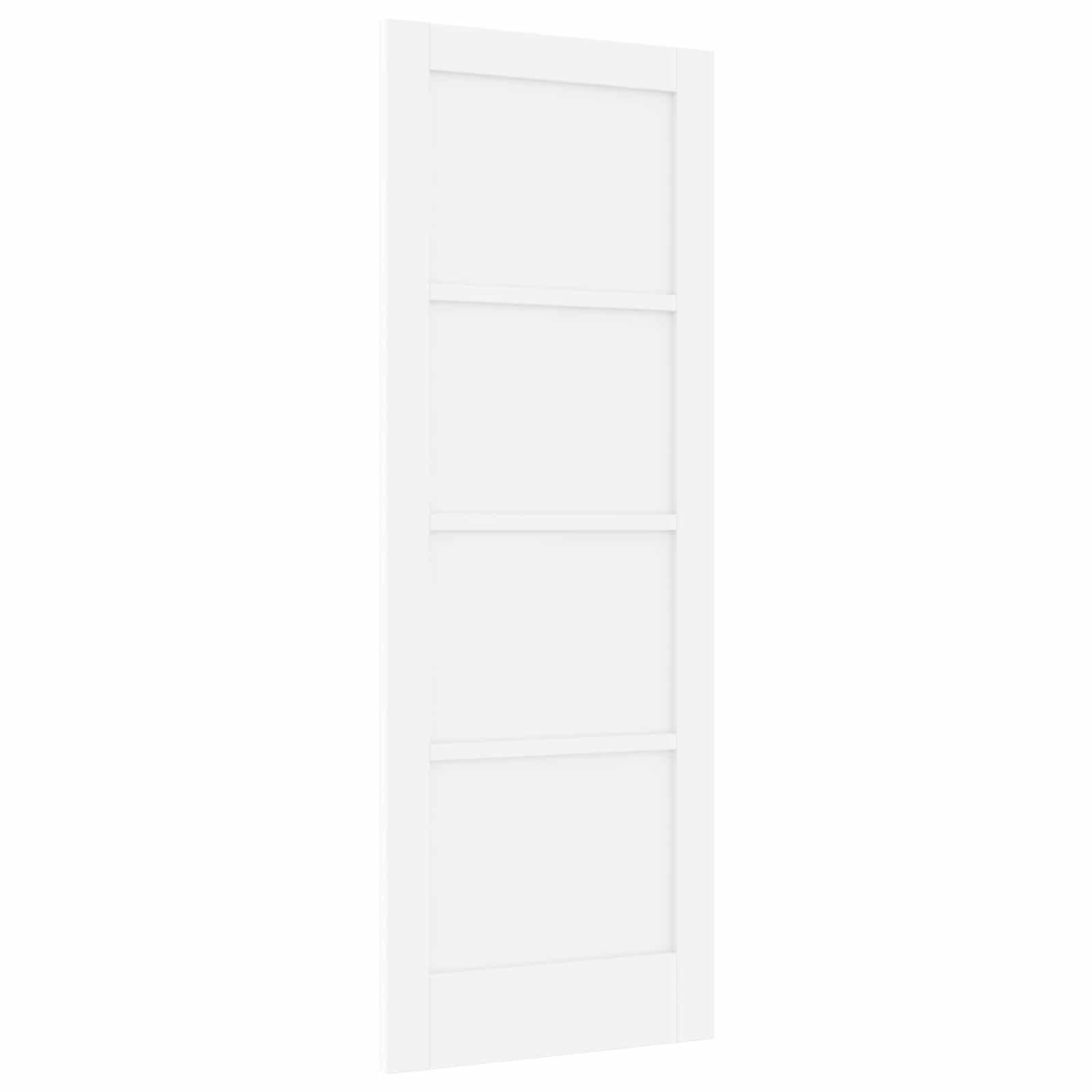 Porta Interna Scorrevole Bianca 73,5 x 198,5 cm Legno Compensato