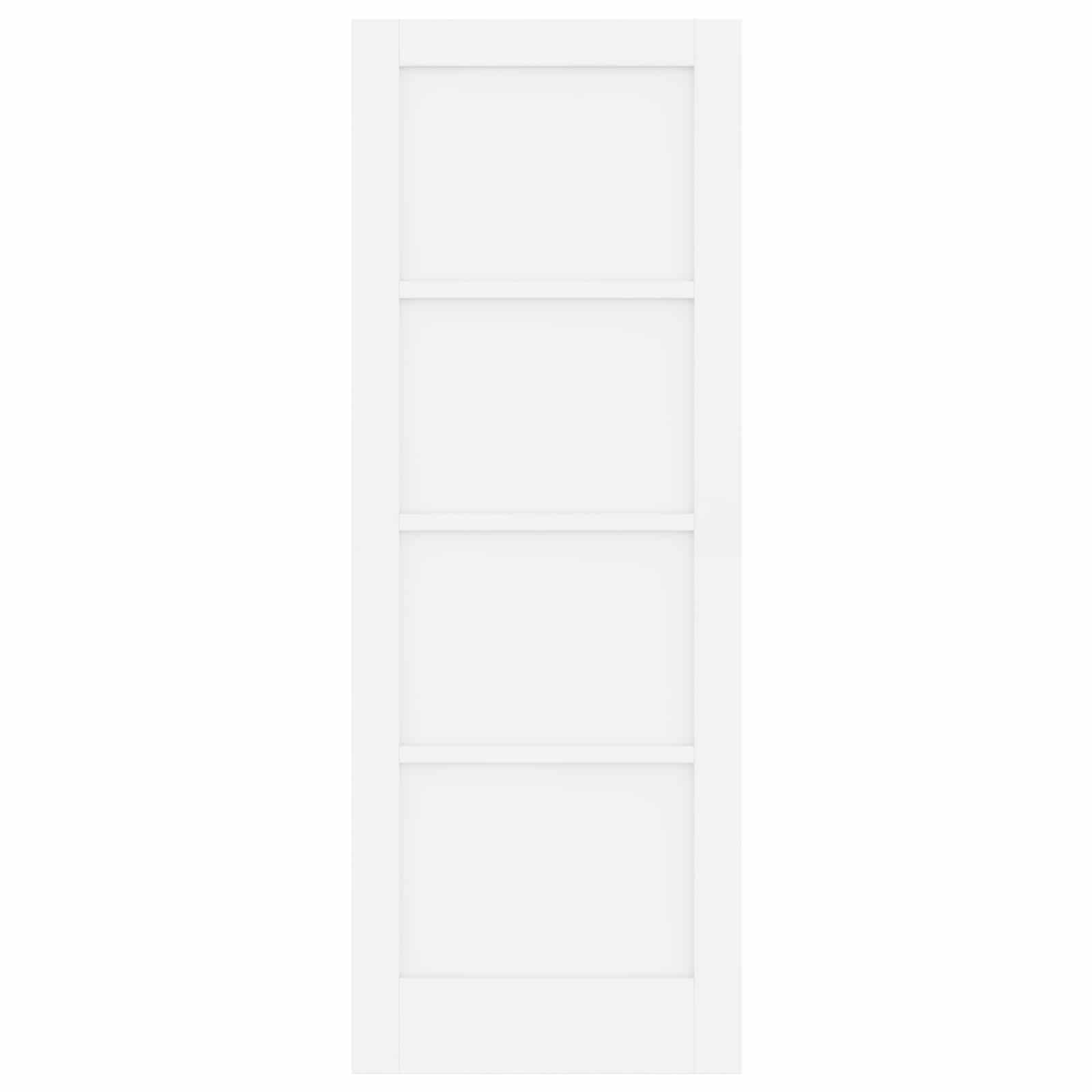 Porta Interna Scorrevole Bianca 73,5 x 198,5 cm Legno Compensato