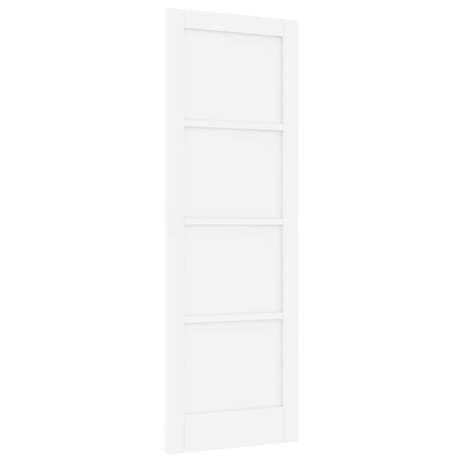 Porta Interna Scorrevole Bianco 73,5 x 211 cm Legno Compensato
