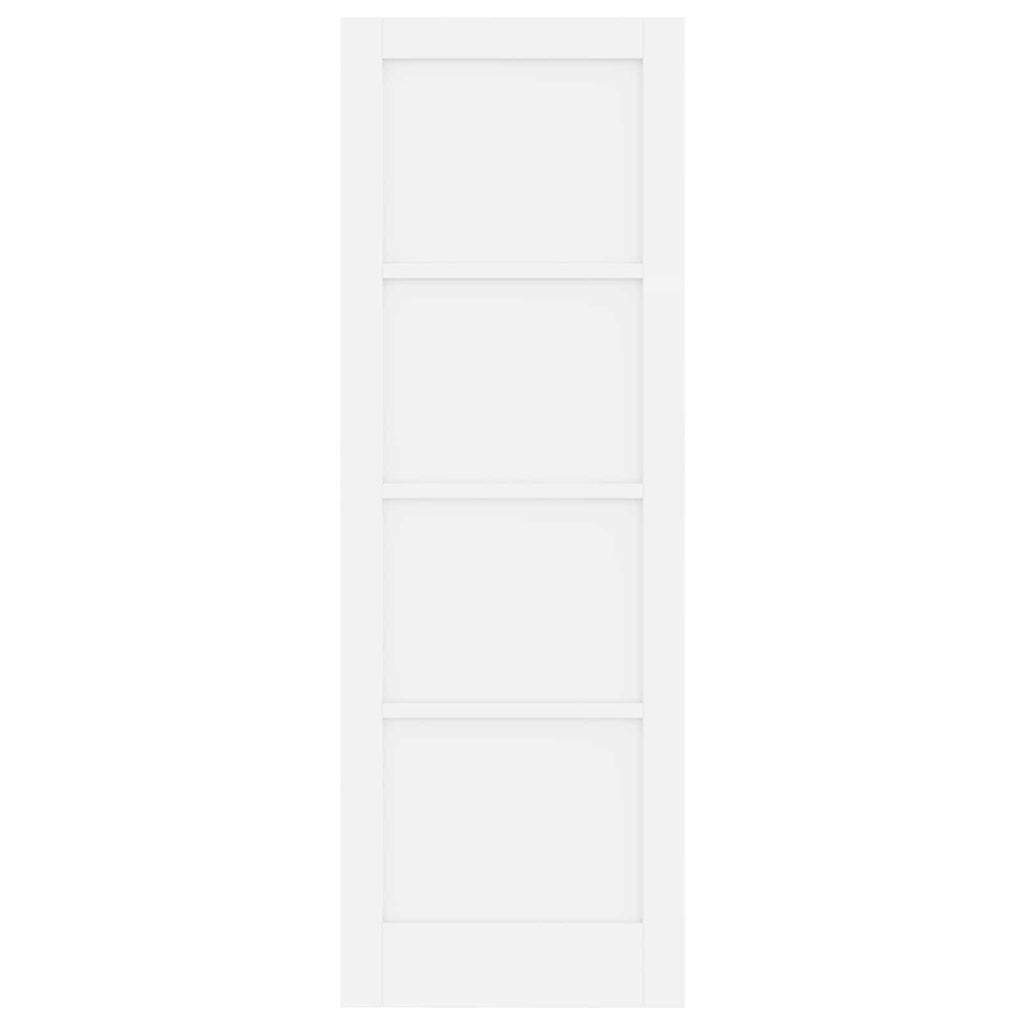 Porta Interna Scorrevole Bianco 73,5 x 211 cm Legno Compensato
