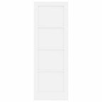 Porta Interna Scorrevole Bianco 73,5 x 211 cm Legno Compensato
