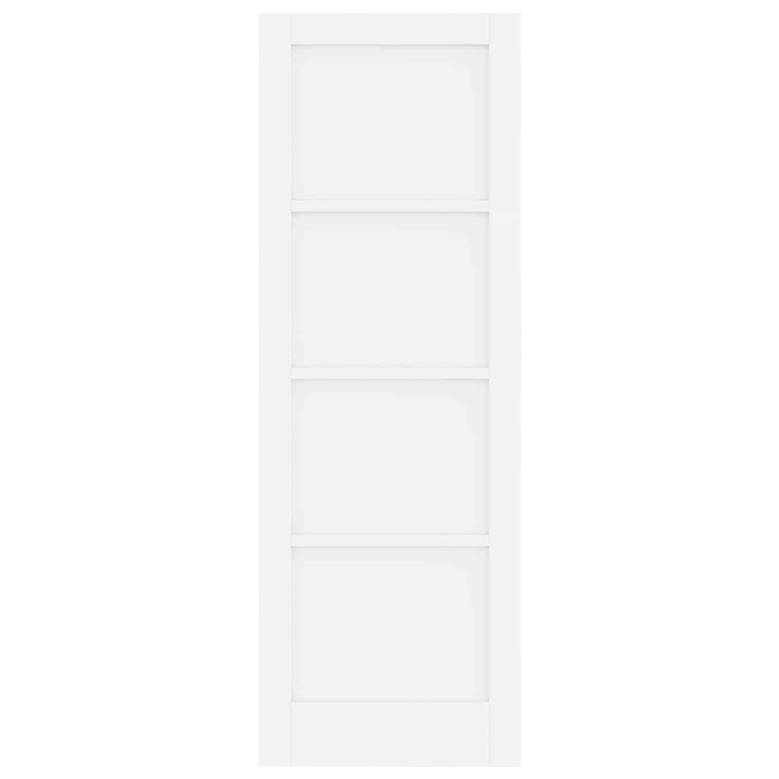 Porta Interna Scorrevole Bianco 73,5 x 211 cm Legno Compensato