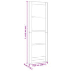 Porta Interna Scorrevole Bianco 73,5 x 211 cm Legno Compensato