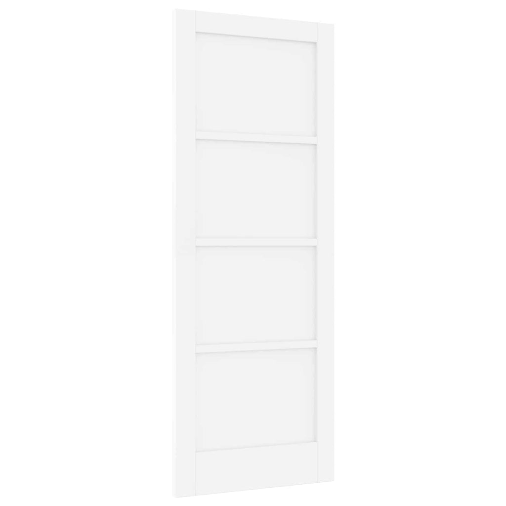Porta Interna Scorrevole Bianca 78 x 202 cm Legno Compensato