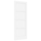 Porta Interna Scorrevole Bianca 78 x 202 cm Legno Compensato