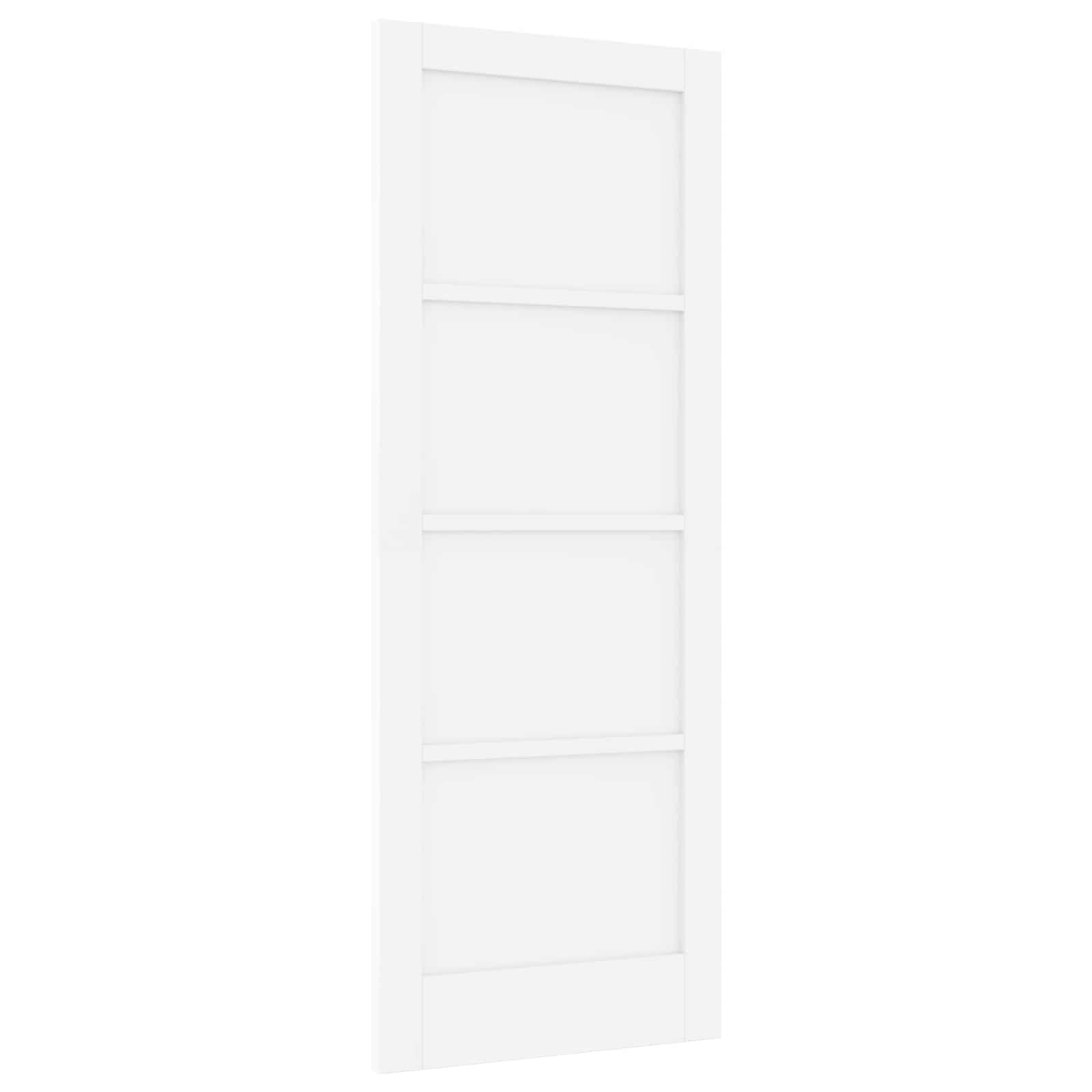 Porta Interna Scorrevole Bianca 78 x 202 cm Legno Compensato