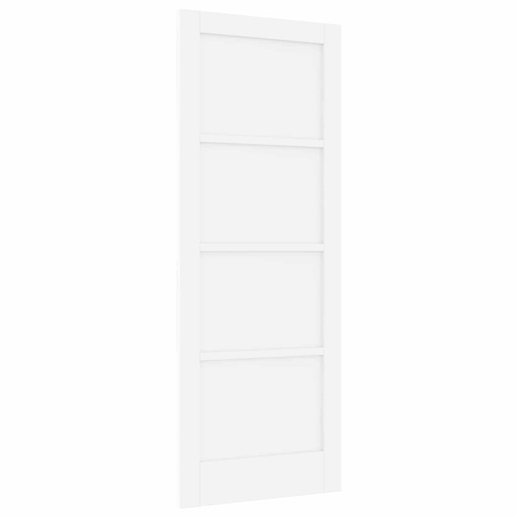 Porta Interna Scorrevole Bianca 78 x 202 cm Legno Compensato