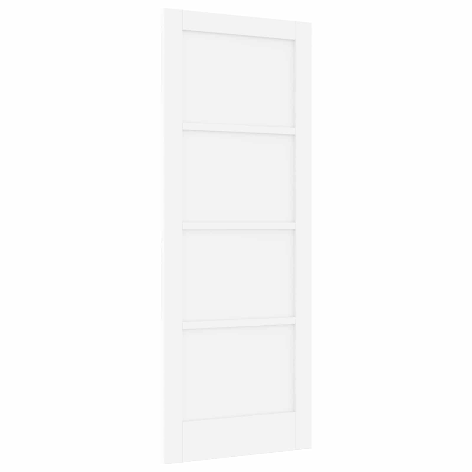 Porta Interna Scorrevole Bianca 78 x 202 cm Legno Compensato