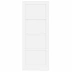 Porta Interna Scorrevole Bianca 78 x 202 cm Legno Compensato