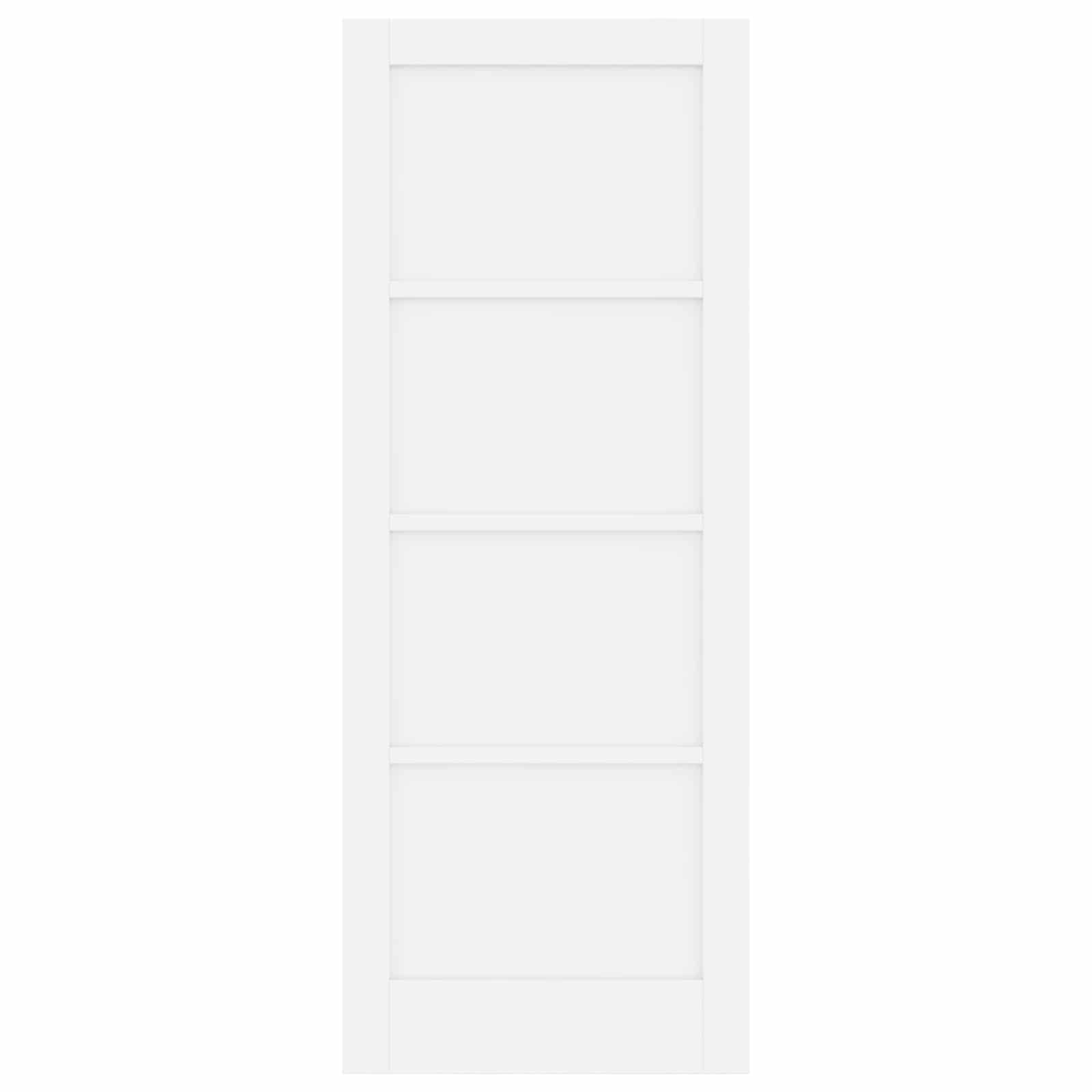 Porta Interna Scorrevole Bianca 78 x 202 cm Legno Compensato