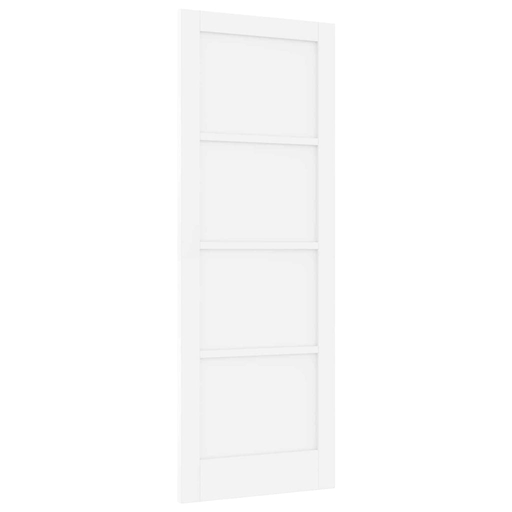 Porta Interna Scorrevole Bianca 78 x 211 cm Legno Compensato